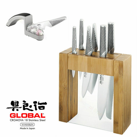 Global Ikasu 7pc Knife Block Set